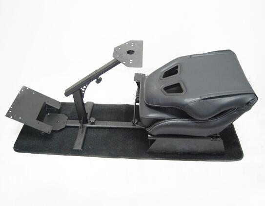 Διευθετήσιμο διπλώνοντας κάθισμα προσομοιωτών αγώνα με την υποστήριξη της οδήγησης Wheel+Pedal+Sh 1012B