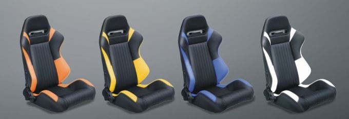 Διευθετήσιμα καθολικά PU καθίσματα αγώνα σπορ αυτοκίνητο δέρματος για τον ενήλικο
